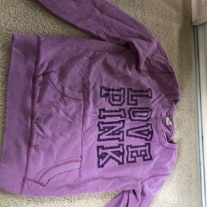 Purple Pink/Victoria secret crew neck